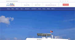 Desktop Screenshot of blueksafari.com.mv
