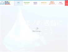 Tablet Screenshot of blueksafari.com